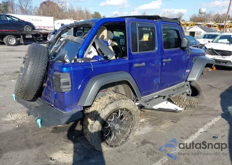 2018 Jeep Wrangler Unlimited Sport S 4X4 из США, поврежденный, VIN 1C4HJXDNXJW204205